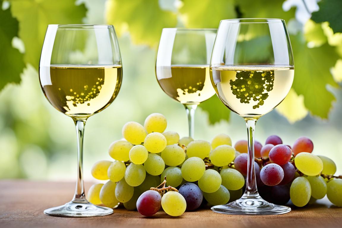 Weißwein-Cuvée im Glas