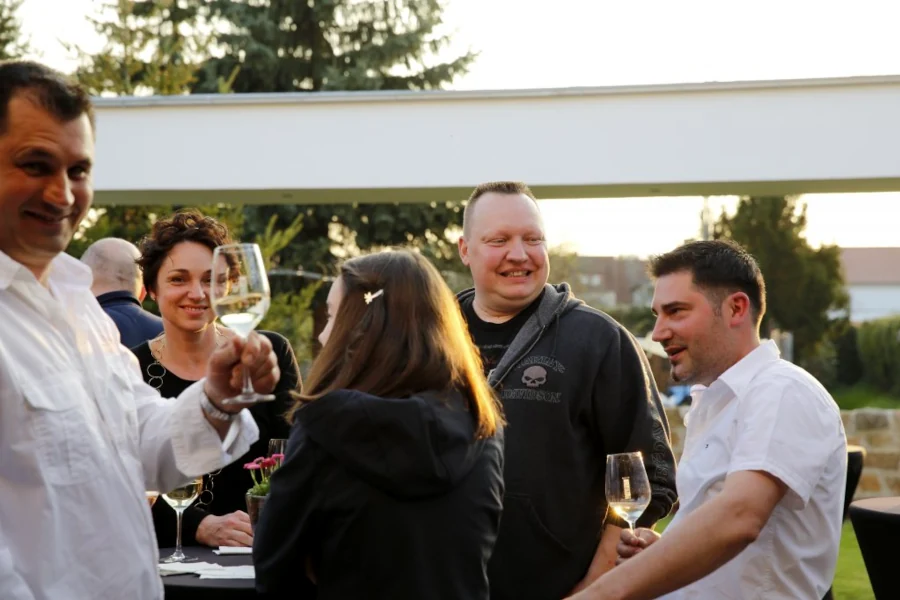 Weinverkostung im Weingut Kirchner